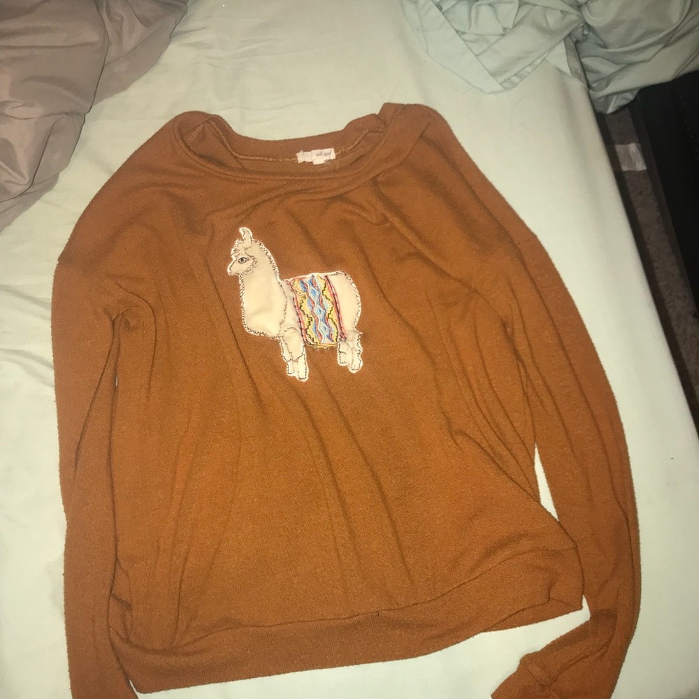Llama sweater
